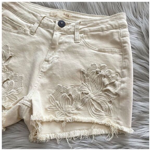 Daytrip Womens Capriscorn High Rise Cutoff Shorts Sz 26 - Picture 6 of 11